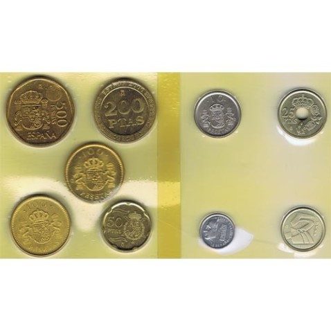 Juan Carlos serie de monedas año 2000. SC