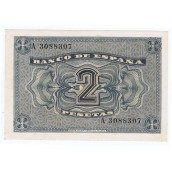 (1937/10/12) Burgos. 2 Pesetas SC. Serie A3088307