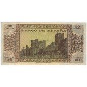 (1938/05/20) Burgos. 50 Pesetas. EBC. Serie A9801939