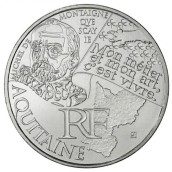 Francia 10 € 2012 Les Euros des Regions. Aquitaine.