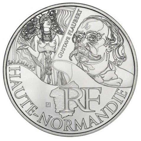 Francia 10 € 2012 Les Euros des Regions. Haute-Normandie