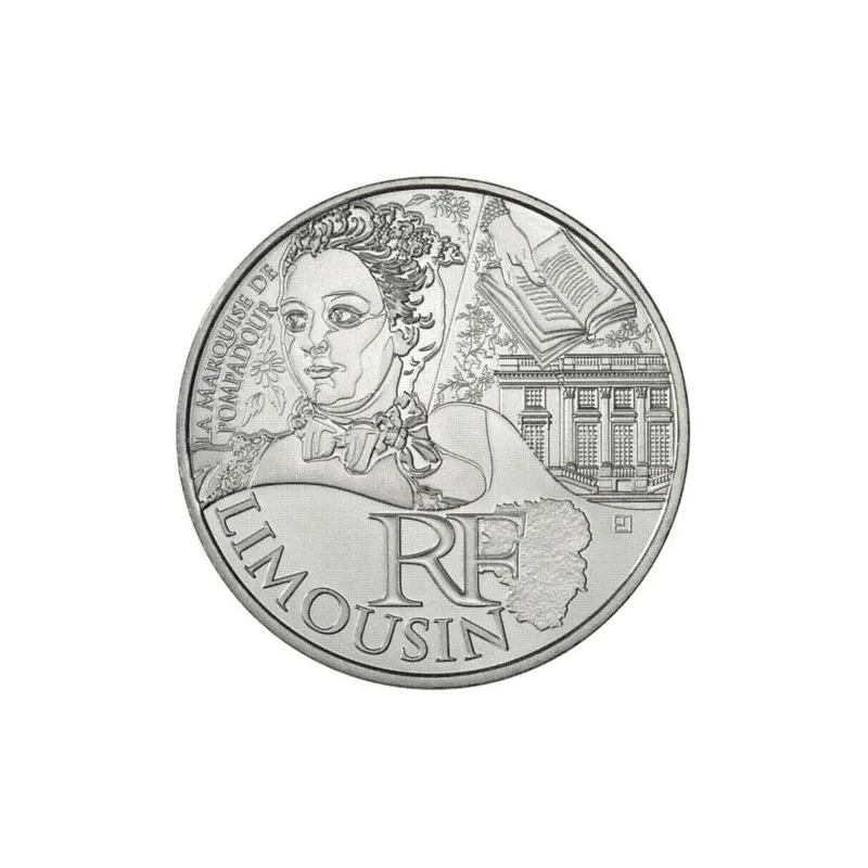 Francia 10 € 2012 Les Euros des Regions. Limousin