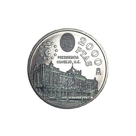 Moneda conmemorativa 2000 ptas. 1995.  Plata.
