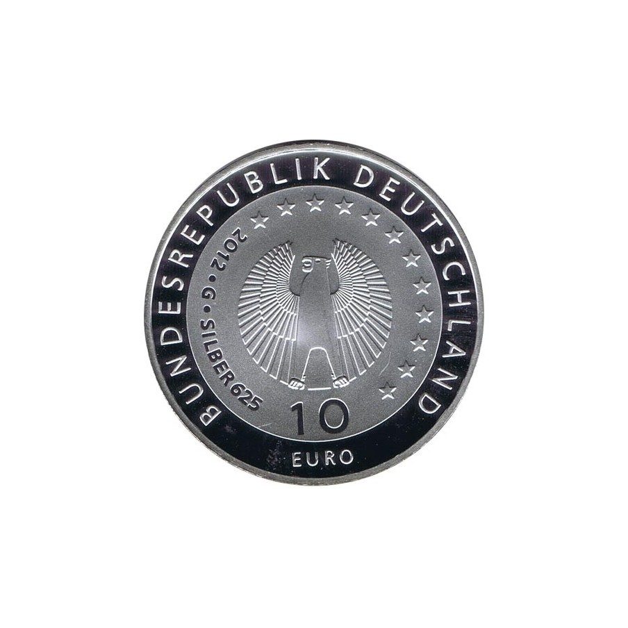 moneda Alemania 10 Euros 2012 G. Agro Acción Alemana. Proof