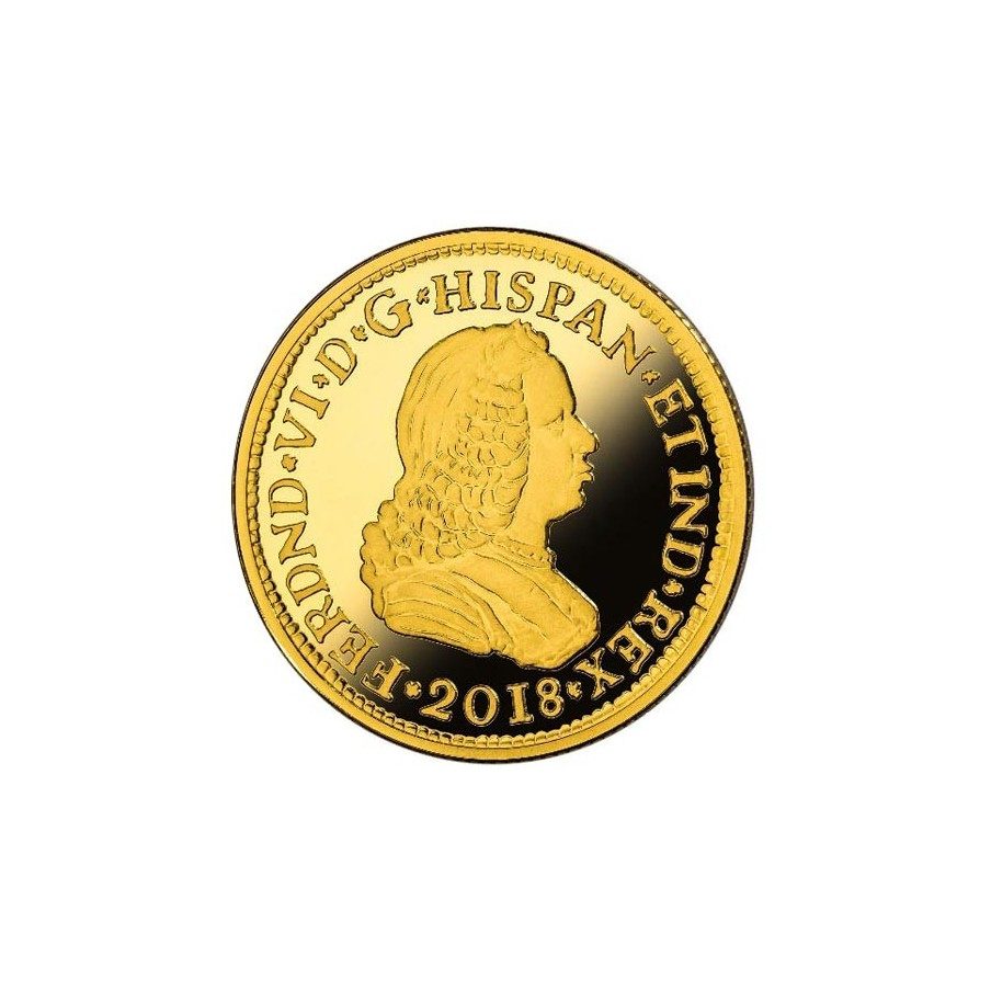 Moneda 2018 150 Aº desaparición Escudos. 50 euros. Oro.