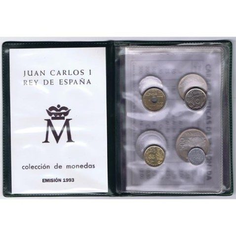 (1993) Cartera Juan Carlos I. 8 monedas