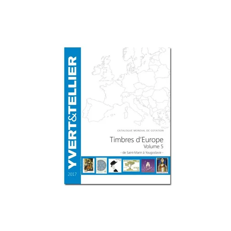 YVERT ET TELLIER Europa volumen 5 San Marino-Yugoslavia 2017