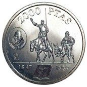 Moneda conmemorativa 2000 ptas. 1997.  Plata.