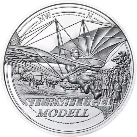 moneda Austria 20 Euros 2019 El sueño del Vuelo.