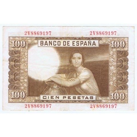 (1953/04/07) Madrid. 100 Pesetas. MBC.