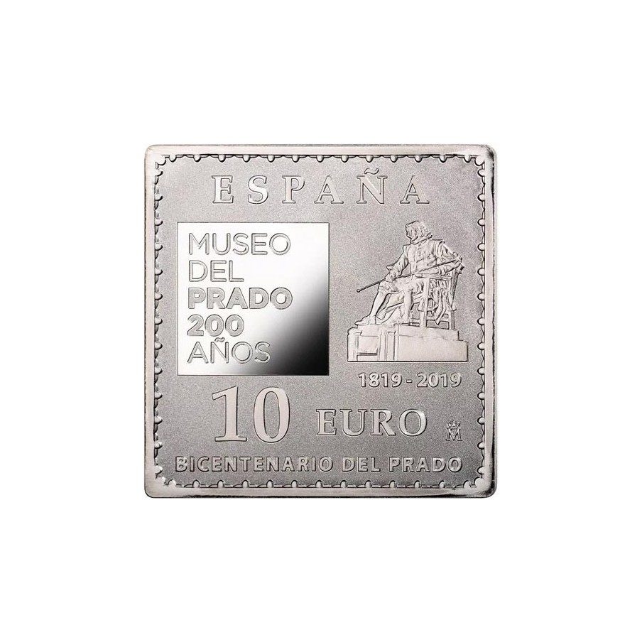 Moneda 2019 Museo del Prado. Velazquez. 10 euros. Plata