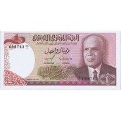 Tunez 1 Dinar 1980