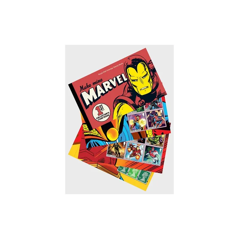 Comics Gran Bretaña 2019 Marvel. Prestige Stamp Book.