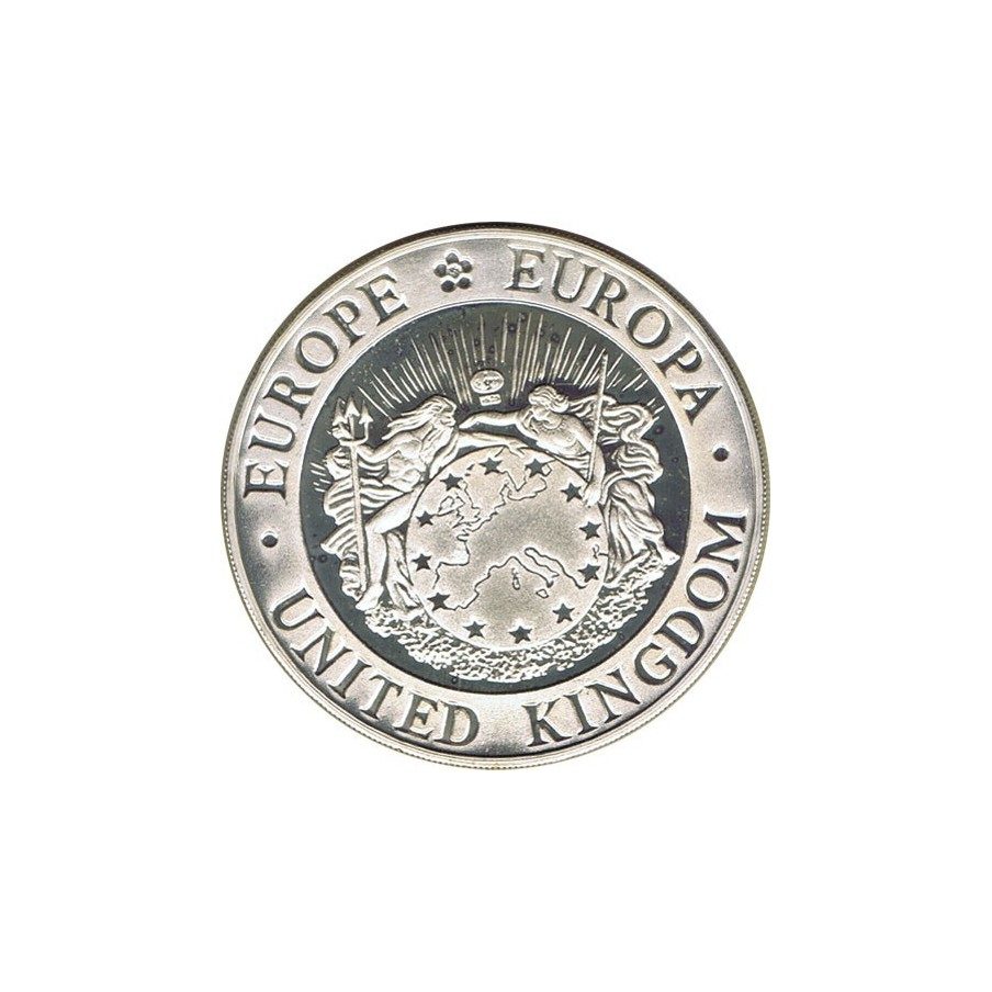Moneda de plata 25 ECU Europa Gran Bretaña 1994.
