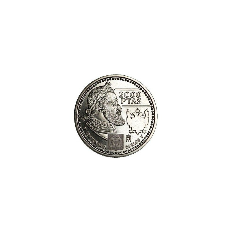Moneda conmemorativa 2000 ptas. 2000. Plata.