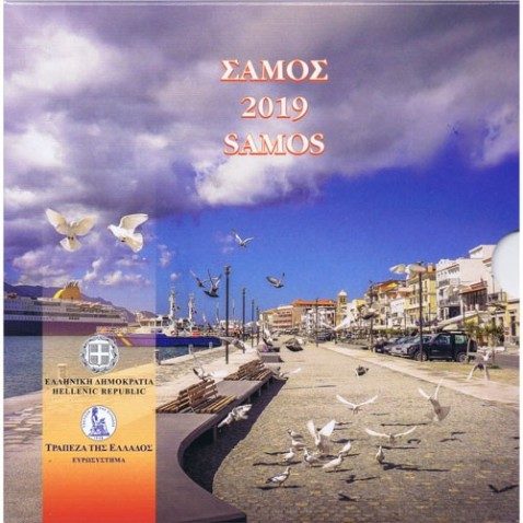 Cartera oficial euroset Grecia 2019. Samos.