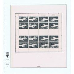Colección Sellos de Israel Minipliegos 1963 al 2016. LUJO