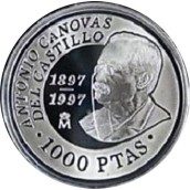 1000 Pesetas 1997 D. Antonio Cánovas del Castillo. Madrid SC.