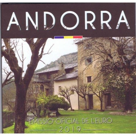 Monedas Euroset Andorra 2019.