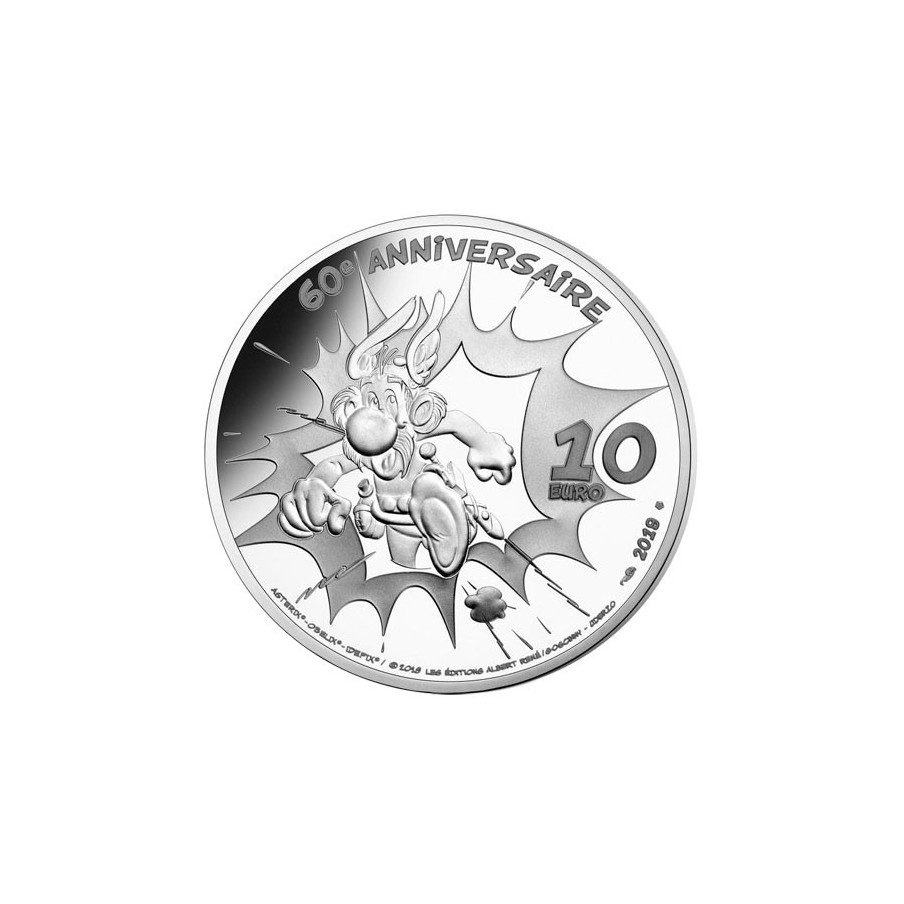 Francia 10€ 2019 60 Años de Asterix. La Fille de Vercingétorix.