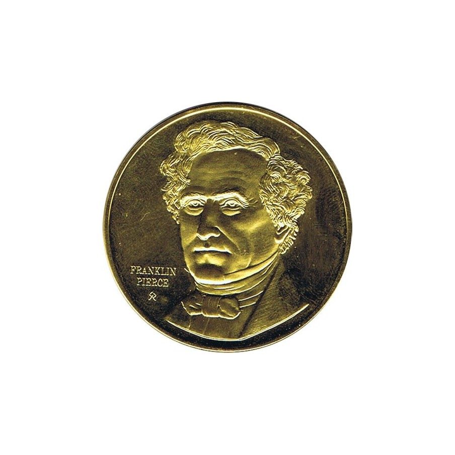 Medalla de plata Franklin Pierce 14º Presidente EEUU