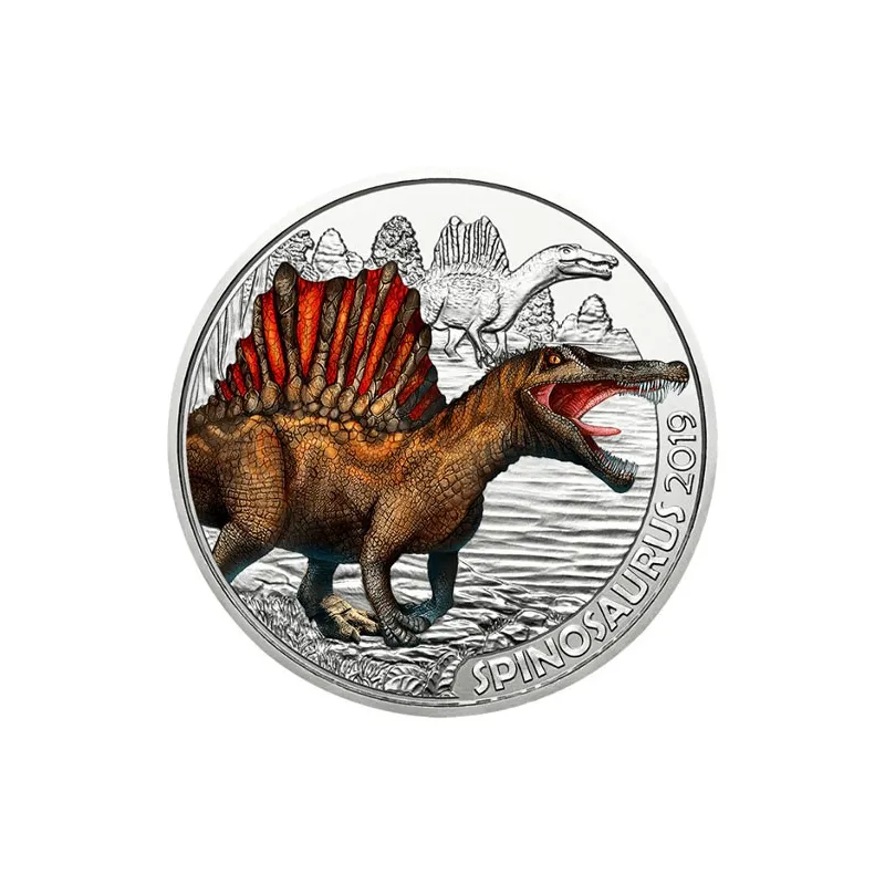 moneda Austria 3 Euros Dino-Taler 2019 Spinosaurus.
