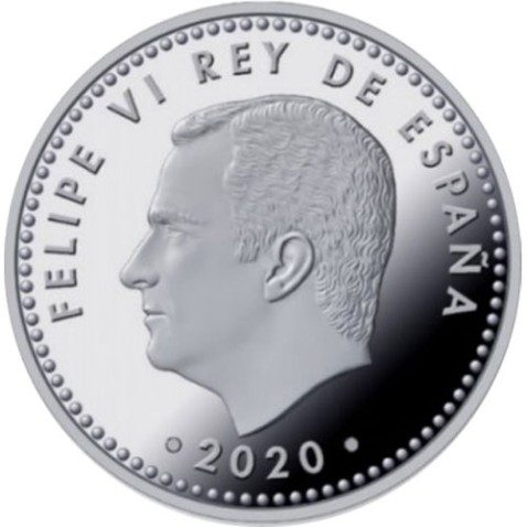 Moneda 2020 Futbol UEFA EURO 2020. 10 euros. Plata
