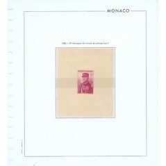 Colección Sellos de Mónaco 1941/1990. 4 albumes