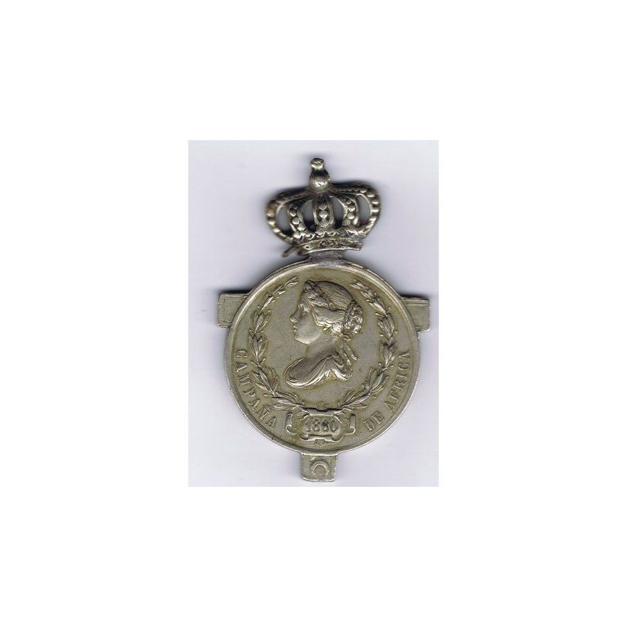 Medalla de la Campaña de África Isabel II 1860.