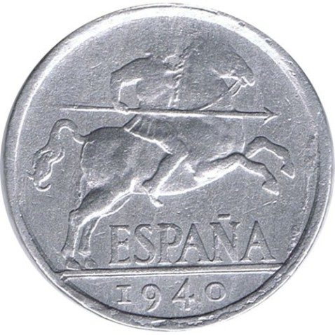 10 centimos 1940 Madrid. MBC