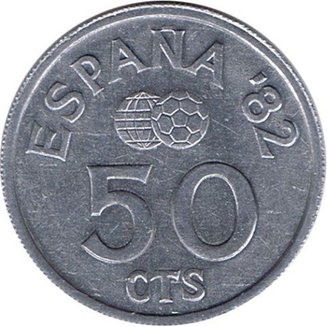 50 Céntimos 1980 *19-80 Mundial España 82. SC