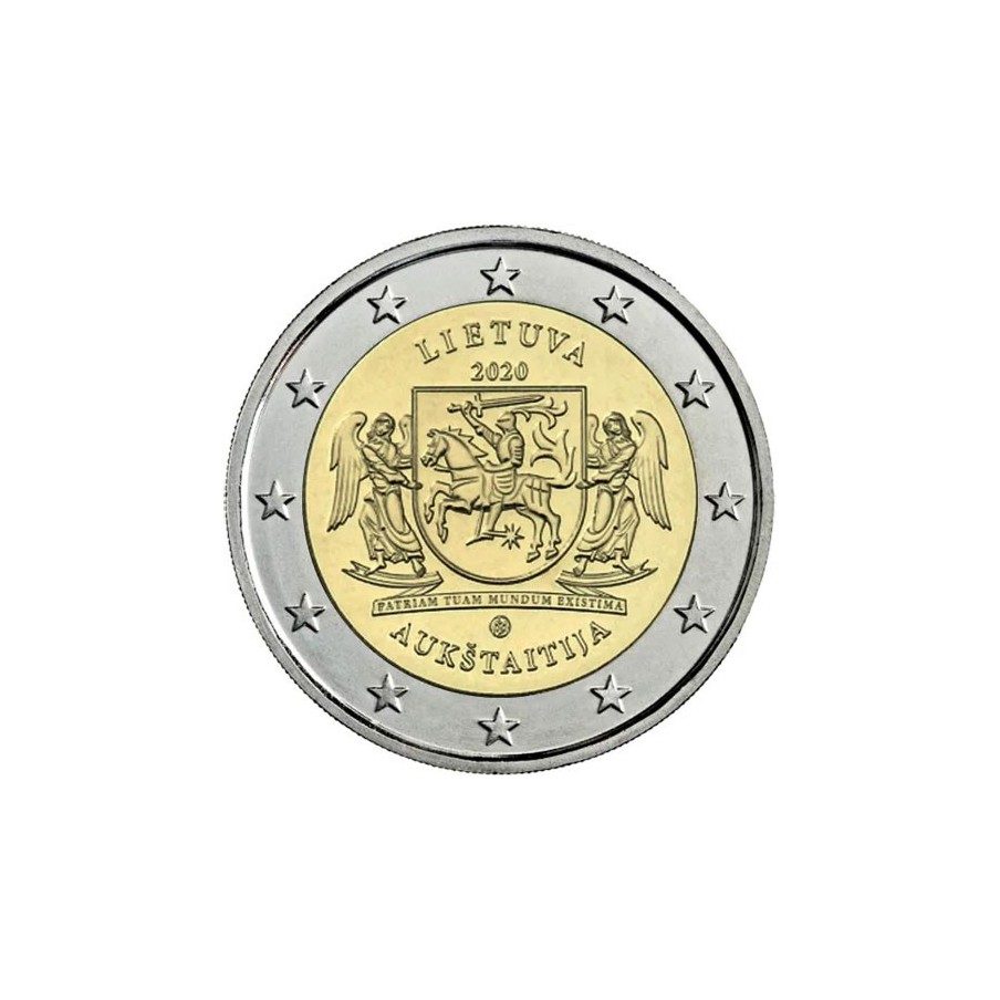 moneda conmemorativa 2 euros Lituania 2020 Aukstaitija.
