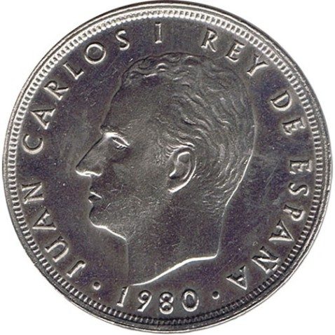 5 Pesetas 1980 *19-81 Mundial España 82. SC.