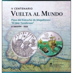 Moneda 2020 V Centenario de la Vuelta al Mundo. 10 euros Plata