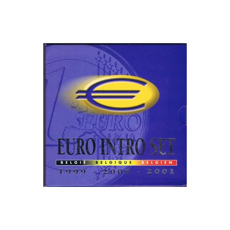 Cartera oficial euroset Belgica 1999 - 2000 - 2001