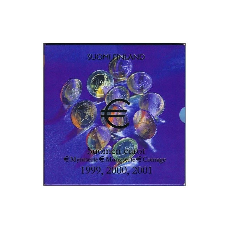 Cartera oficial euroset Finlandia 1999 - 2000 - 2001