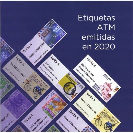 Etiquetas Franqueadoras ATM Año 2020 completo.
