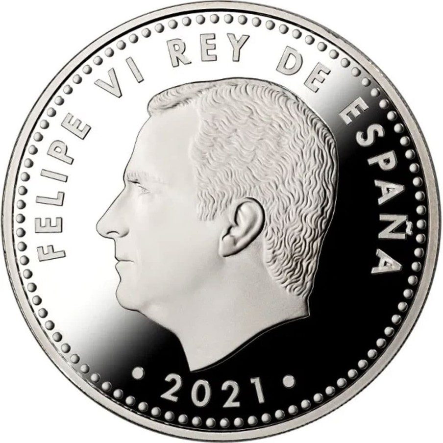 Moneda 2021 Día Internacional de la Mujer. 10 euros. Plata