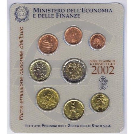 Cartera oficial euroset Italia 2002