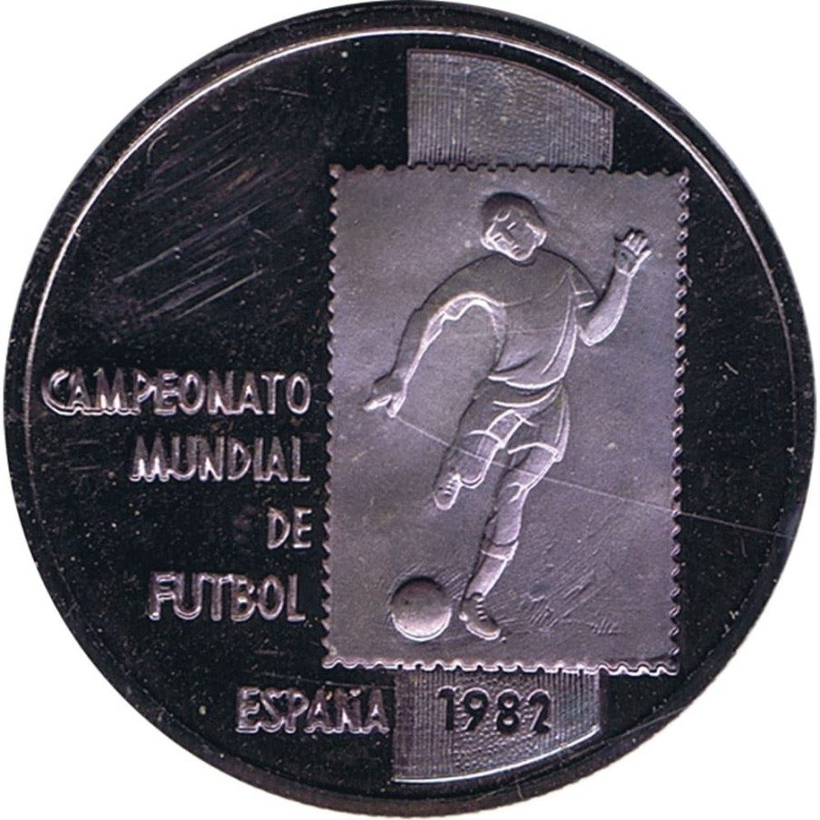 Medalla de plata Mundial Futbol España 1982.