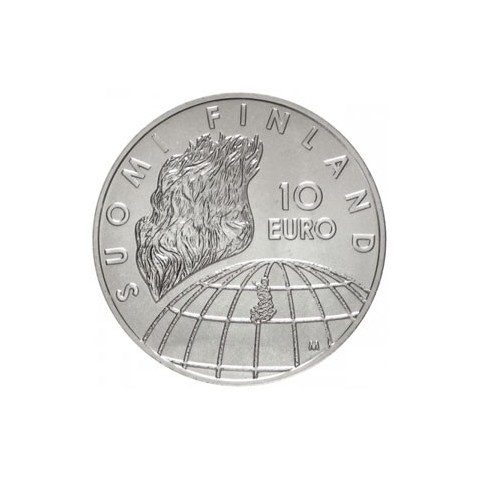 moneda Finlandia 10 Euros 2002 (JJOO Helsinki).