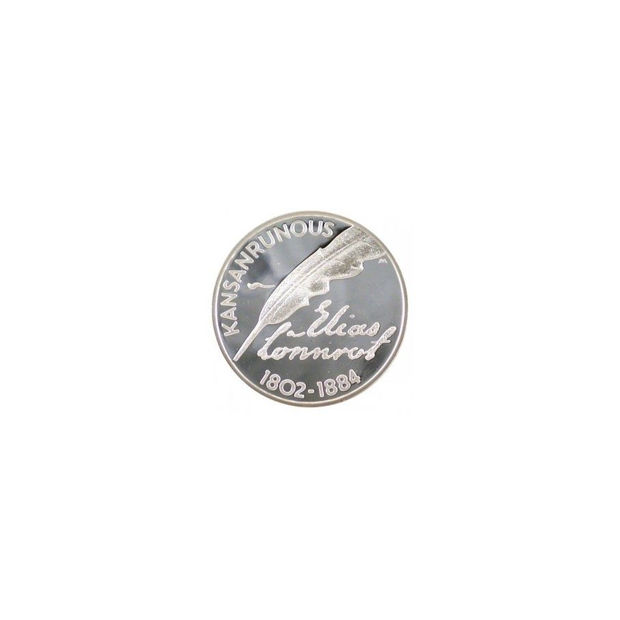 moneda Finlandia 10 Euros 2002 Elias. Estuche proof.