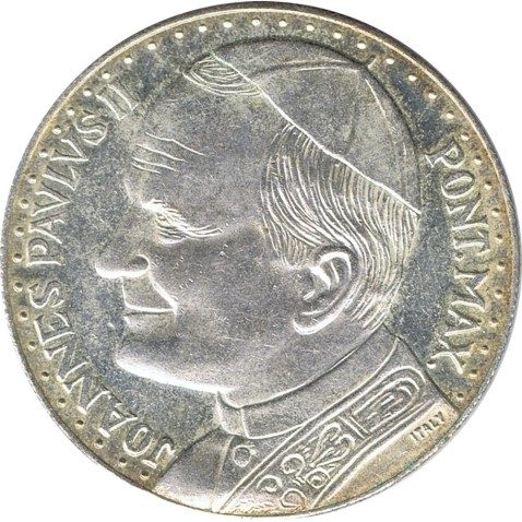 Medalla Papa Juan Pablo II Pontifice Maximo. St. Stanislaus.