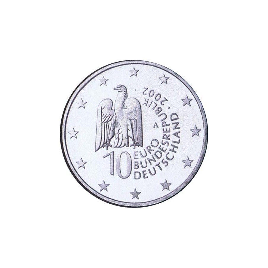 moneda Alemania 10 Euros 2002 A. Isla de los Museos.
