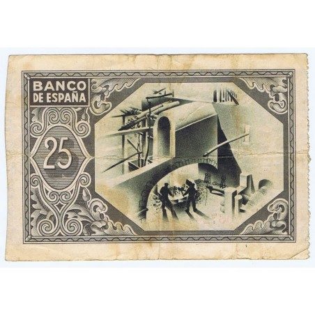(1937/01/01) Bilbao 25 Pesetas MBC. Serie 067267