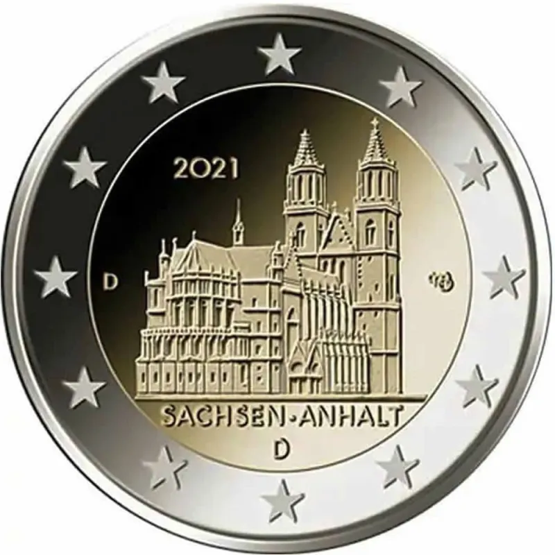 moneda conmemorativa 2 euros Alemania 2021 (5) Anhalt.
