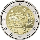 moneda conmemorativa 2 euros Lituania 2021 Zuvintas.