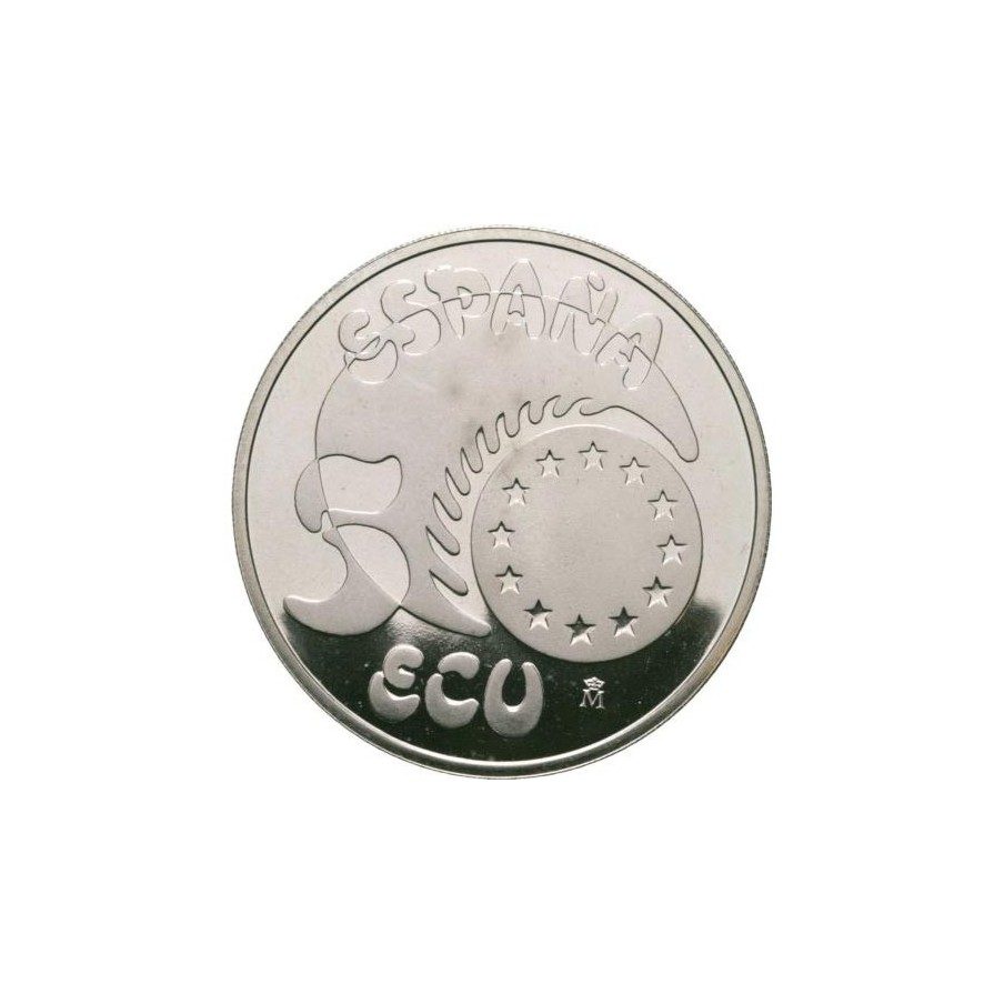 5 ECU. Comunidad Económica Europea 1989