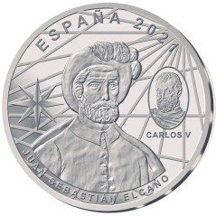Moneda 2021 V Centenario de la Vuelta al Mundo. 10 euros Plata