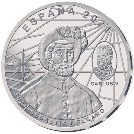 Moneda 2021 V Centenario de la Vuelta al Mundo. 10 euros Plata